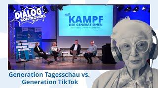 Generation Tagesschau vs. TikTok: Sprachlos trotz Medienvielfalt?  | Dialog Kontrovers 2024