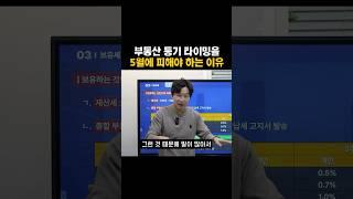 부동산 등기 타이밍을 5월에 피해야 하는 이유