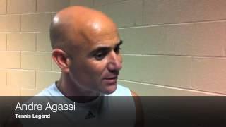 Andre Agassi at Battle of the Champions - Pepsi Center 11.29.12