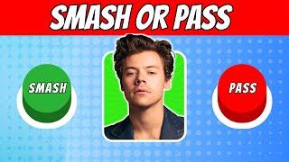 SMASH or PASS 200 OPTIONS | Hottest Celebrity Male & Female Edition 2024 | QUIZ WAVEZ