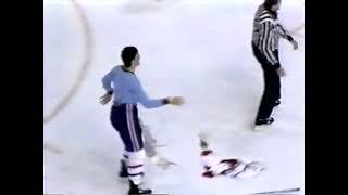 Mike Milbury Vs. Stephane Richer Apr, 9th, 1986