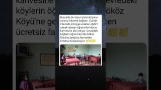 Köye gelip bu hizmetten ücretsiz faydalanıyorlar ️