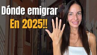  DÓNDE EMIGRAR EN EL 2025?  - 5 Países Más Recomendados !