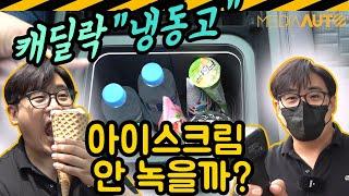 캐딜락에 '냉동고' 있다? ...아이스크림 안 녹을까? (실험은 진지하게, 최첨단 계측기 동원) #테스트 #엄숙 #근엄 #진지 #안웃김