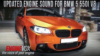 BMW 5-Series F10 with the #ENGINEVOX electronic exhaust system