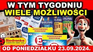 𝐁𝐈𝐄𝐃𝐑𝐎𝐍𝐊𝐀  Gazetka Promocyjna od Poniedziałku 23.09.2024.