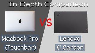 (ASMR) Is Lenovo X1 Carbon better than Macbook Pro Touchbar in 2019?