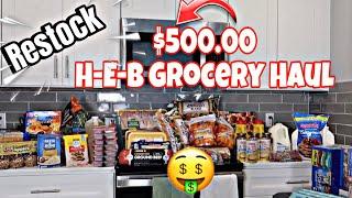 $500.00 H-E-B Grocery Haul (Restock Edition)