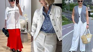 МОДНЫЙ СТИЛЬ ГАРДЕРОБА ДЛЯ ЖЕНЩИН 50+МОДНЫЙ ЛЕТНИЙ АУТФИТ