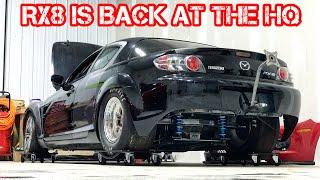 MZR Swapped RX8 Drag Car Build Is Back At Spooling UP Performance HQ!!!! The Guys Are Hyped!!