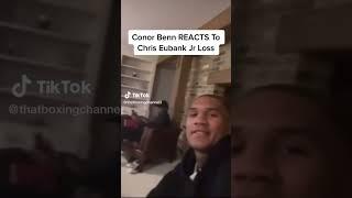 Conor Benn reacts to Eubank Loss #short #shorts #youtubeshorts #boxing #eubank #smith #uk