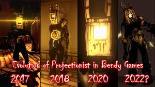 Evolution of Projectionist in Bendy Games (2017~2022)