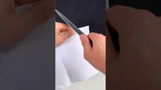Sharpen the knife to razor sharpness  #diy #tips #shorts