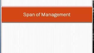 Span of Management or Control, Graicunas Theory on Span of control, it's types & formula