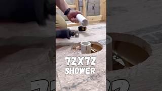 HUGE GURU SHOWER! Walk in Shower Prep! #diy #tools #construction