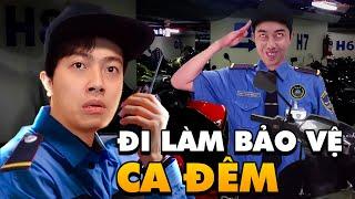 CrisDevilGamer đi làm bảo vệ ca đêm