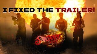 Re-Editing the SINGHAM AGAIN Official Trailer | The Quarter Ticket Show