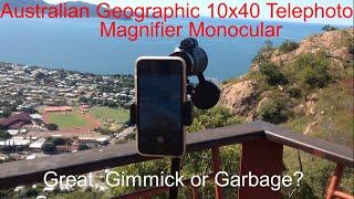 Australian Geographic 10x40mm Telephoto Magnifier Monocular