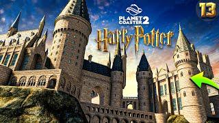 I Continued Building HOGWARTS in Planet Coaster 2! (#13)