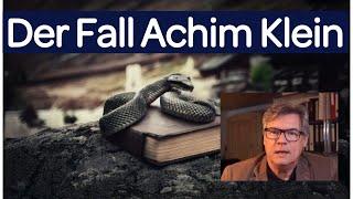 Der Fall Achim Klein - Ist er Antisemit und Narzisst?