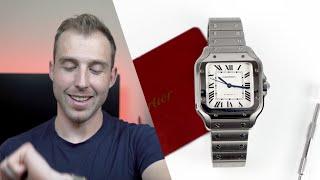 Santos De Cartier Medium - Bezel Prone To Scratch? Full Review