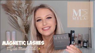 MYLA MAE MAGNETIZE LASHES | FIRST IMPRESSION, REVIEW & TRY ON | Ellie Bennett