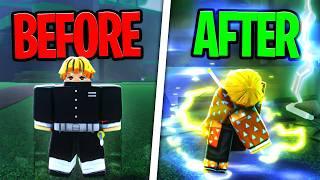 Going From NOOB To ZENITSU AGATSUMA In NEW Demon Slayer Game (Weak legacy 2)