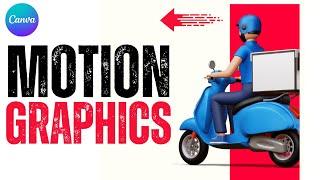 Motion Graphics - Quick Pop Up Tutorial In Canva