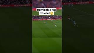Var is rigged.  Man U vs Man city no called offside #mancity #manutd #epl #football #fypシ