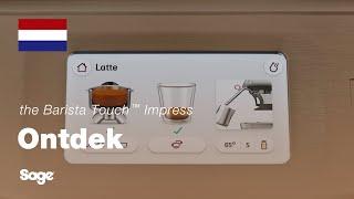 The Barista Touch™ Impress | Perfecte koffie met stapsgewijze Baristahulp | Sage Appliances NL