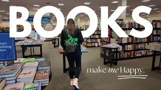 bookstore + cozy hobby vlog  book shopping at barnes and noble, annotating, & puzzles