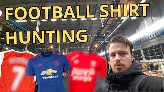 BRAND NEW IN THE BAGG FOOTBALLSRHIT! FOOTBALL SHIRT HUNTING At Indoor FLEA MARKET.