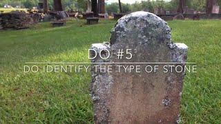 MUST watch before cleaning Gravestones, by a Stone Carver.