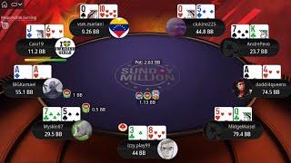  €250 Sunday MILLION $1M Guaranteed, Mystery Bounty - Final Table Poker Replays