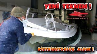 YENİ TEKNEM ! - 495 TEKNE - AYHAN SAFTER YACHT T 495 FISH MODELİ - FİBER TEKNE NASIL YAPILIR ??