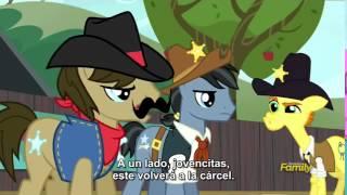 Mlp fim  trouble shoes enters the rodeo clowns (appleoosa most wanted )