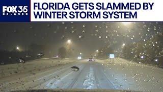 Florida gets slammed by winter storm system