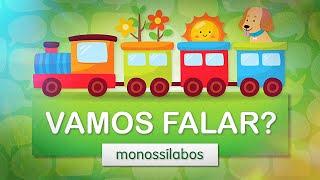 Vamos falar? Compilação de 30 minutos de palavras simples! (monossílabos)