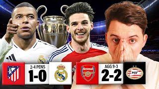 ARSENAL vs REAL MADRID IN THE UCL!!