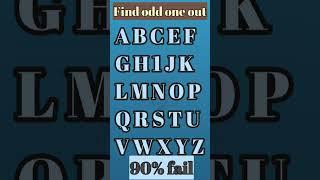 find odd one out #puzzle #maths #gk#quiz #riddles....