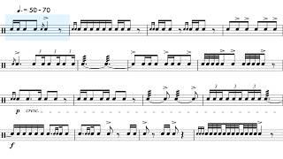 Sharpen Your Snare Skills – 6/8 Drum Solo (3 Tempos)