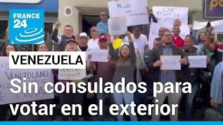 Venezuela: migrantes denuncian que no abrieron registros para votar en el exterior