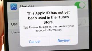 How To FIX This Apple ID Hasn't Been Used In The iTunes Store! (2021)