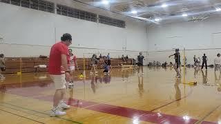 Fresno State Badminton: 10/6/23 Chhay vs Emery