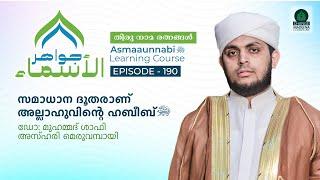 സമാധാന ദൂതരാണ് അല്ലാഹുവിന്റെ ഹബീബ് ﷺ  || Episode - 190 || Dr. Shafi Azhari Meruvambazhi