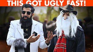 Masked Man Annihilated in Brutal Islam Debate! | Smile2jannah | Speakers Corner | 4K