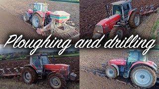 Ploughing and Drilling Wheat