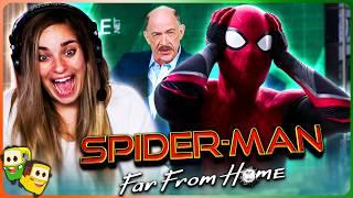 SPIDER-MAN : FAR FROM HOME Movie Reaction! | First Time Watch | Marvel