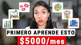 Gana $5000+ al mes desde casa con estas habilidades