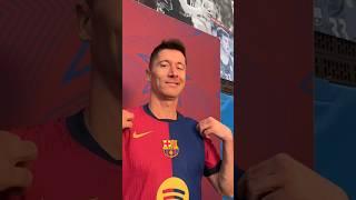 Robert Lewandowski.  #barcelona #lewandowski #football #skills #shots #shorts